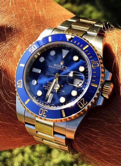 Rolex bluesy silver